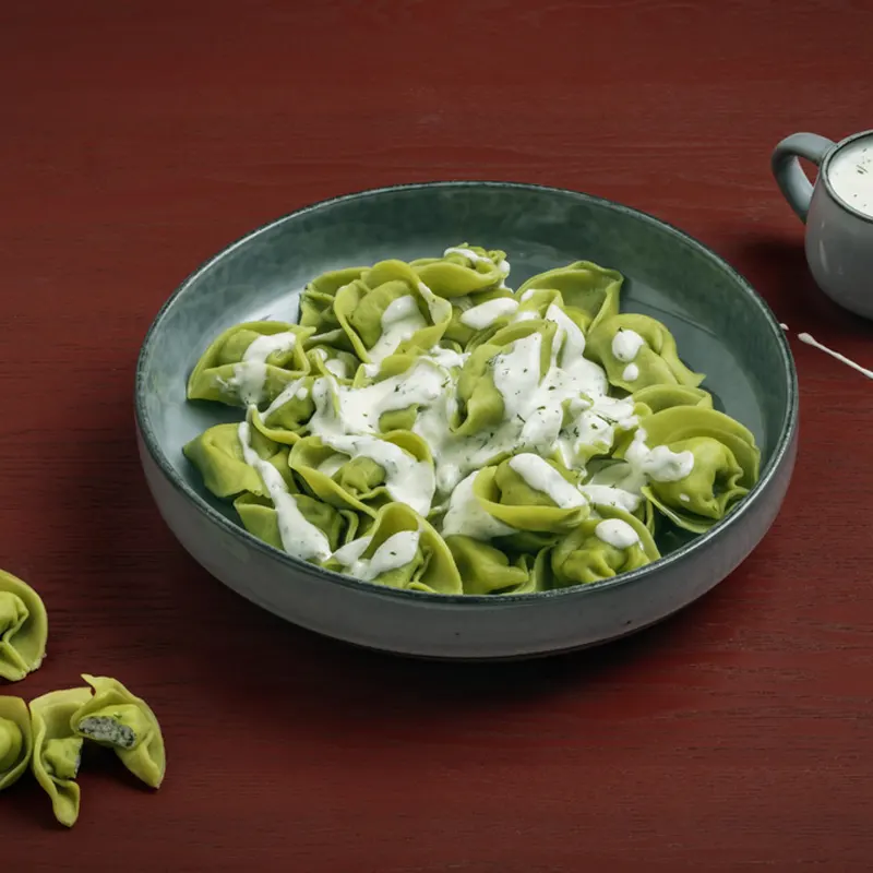 Tortellini rellenos a las finas hierbas