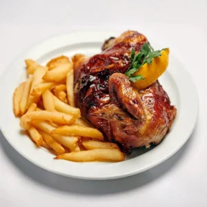 Medio pollo asado